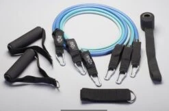 Pro-Tec Total Body Resistance Bands Set with Door Anchor & Ankle Strap