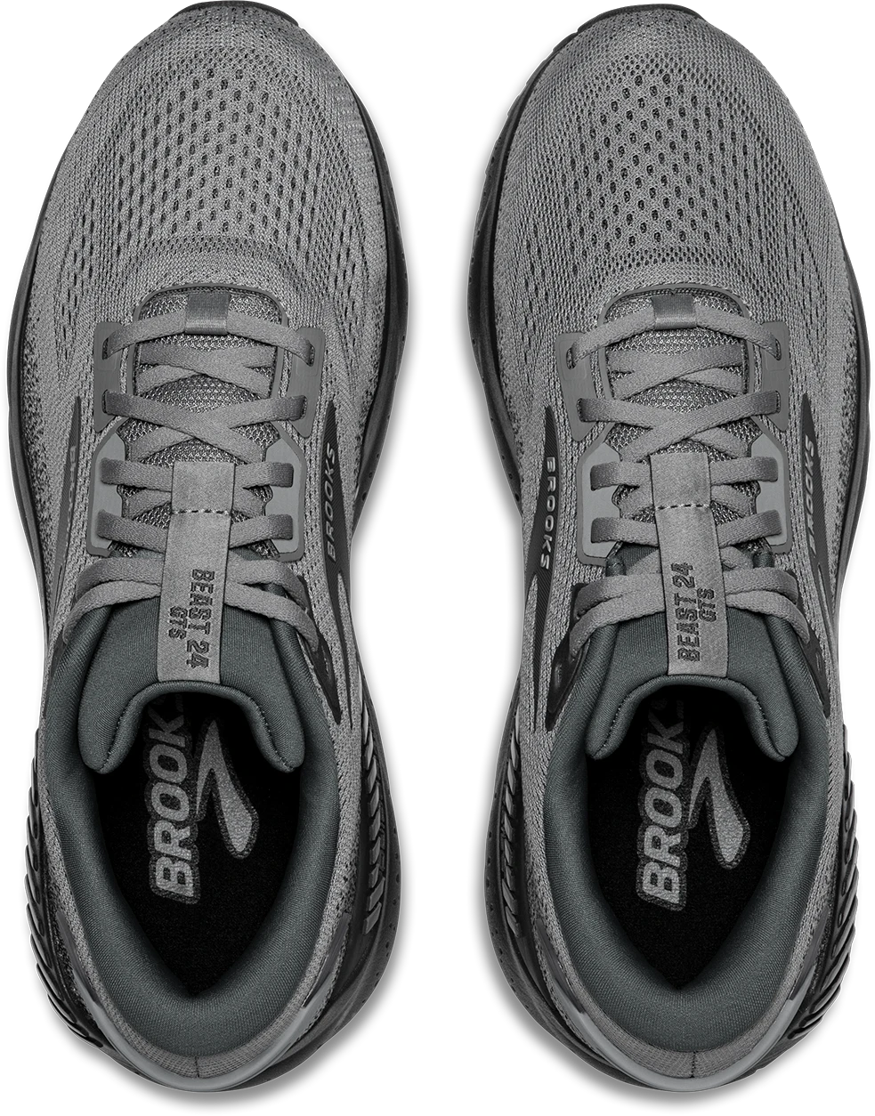 BROOKS Men's Beast GTS 24 (069 - Primer Grey/Ebony) 4 BROOKS Men's Beast GTS 24 (069 - Primer Grey/Ebony) - Image 4