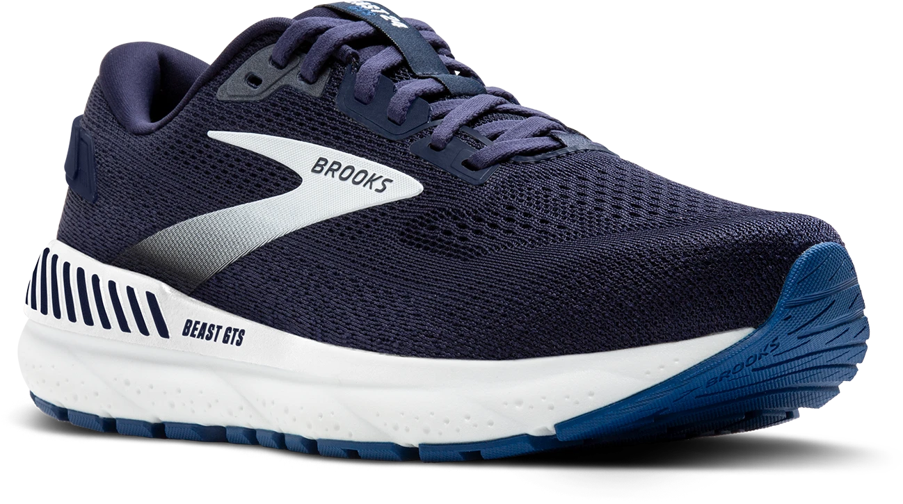 BROOKS Men's Beast GTS 24 (452 - Peacoat/True Navy/White) 3 BROOKS Men's Beast GTS 24 (452 - Peacoat/True Navy/White) - Image 3