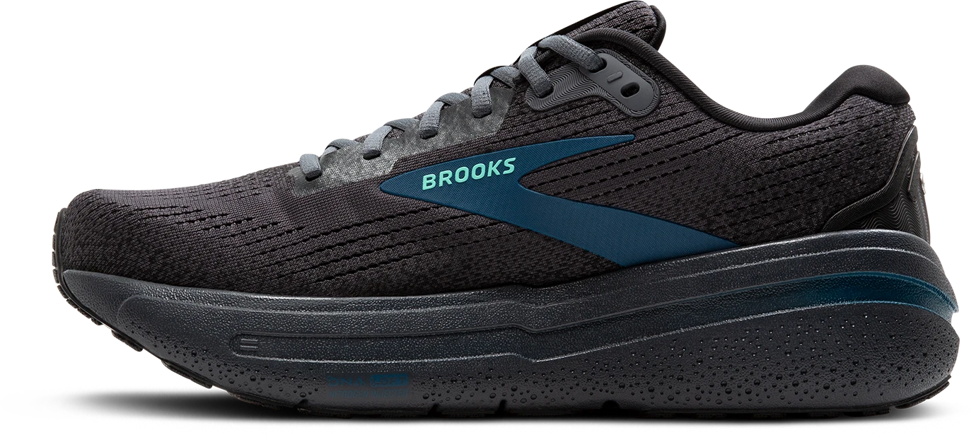 BROOKS Men's Ghost Max 2 (081 - Ebony/Cockatoo/Blue Sapphire) 2 BROOKS Men's Ghost Max 2 (081 - Ebony/Cockatoo/Blue Sapphire) - Image 2