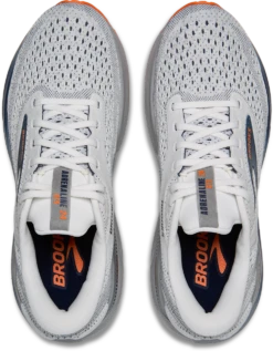 BROOKS Men's Adrenaline GTS 24 (129 - White/Peacoat/Alloy) -TCRunning Shop 110437 129 O Adrenaline GTS 24