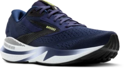 BROOKS Men's Adrenaline GTS 24 WIDE (423 - Peacoat/Black/Sharp Green) -TCRunning Shop 110437 423 A Adrenaline GTS 24