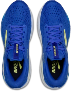 BROOKS Men's Adrenaline GTS 24 (434 - Cobalt/Neo Yellow/Peacoat) -TCRunning Shop 110437 434 O Adrenaline GTS 24