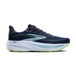 BROOKS Men's Ghost 17 (414 - Peacoat/Lime/Blue)