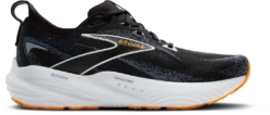 BROOKS Men's Glycerin 22 WIDE (013 - Black/Country Blue/Orange Pop)