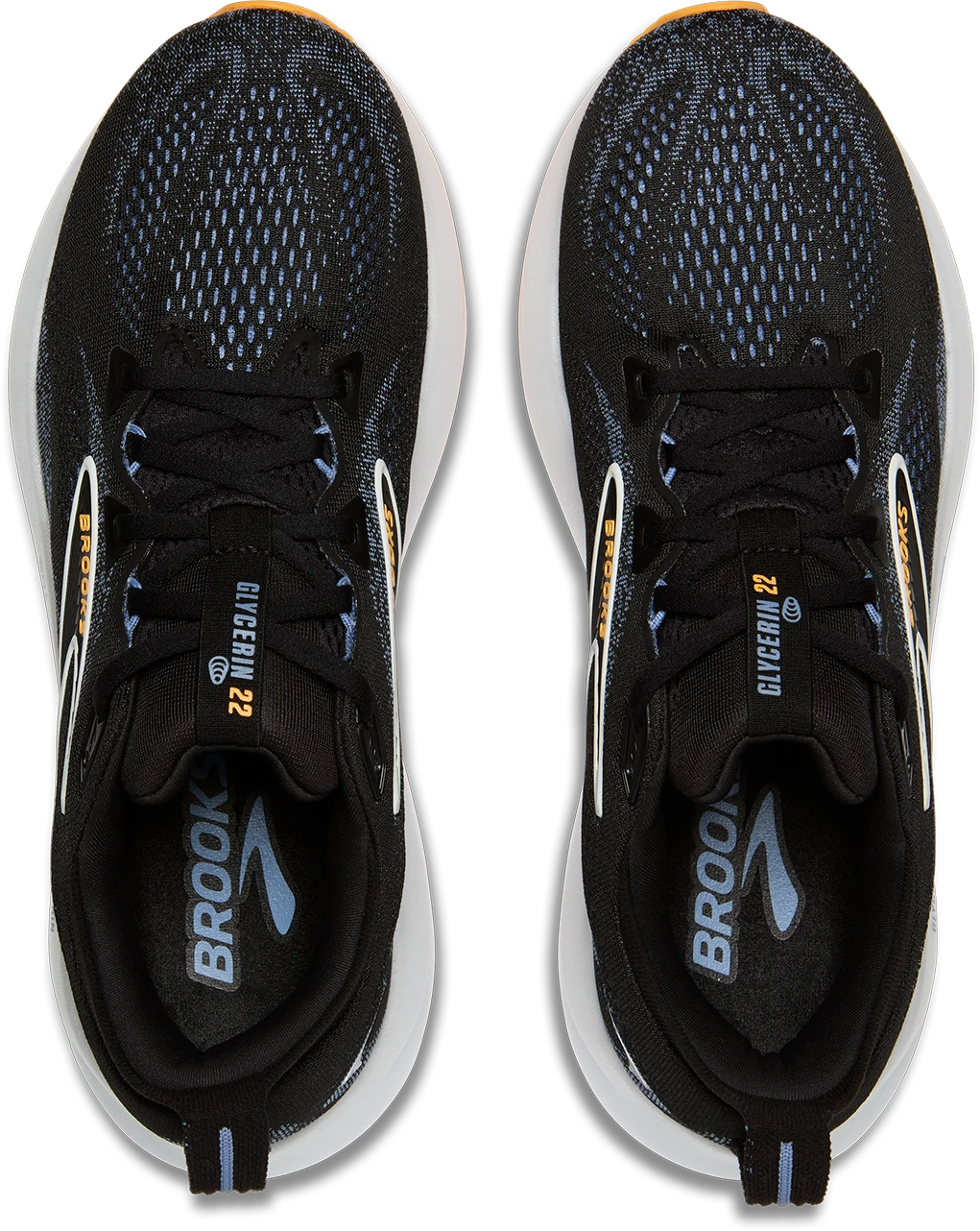 BROOKS Men's Glycerin 22 (013 - Black/Country Blue/Orange Pop) 4 BROOKS Men's Glycerin 22 (013 - Black/Country Blue/Orange Pop) - Image 4