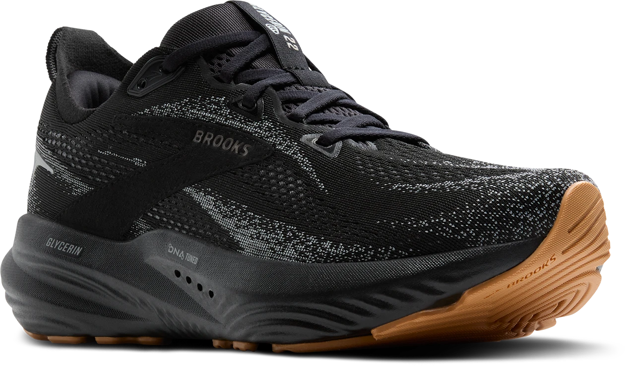 BROOKS Men's Glycerin 22 (089 - Black/Primer Gray/Biscuit) 3 BROOKS Men's Glycerin 22 (089 - Black/Primer Gray/Biscuit) - Image 3