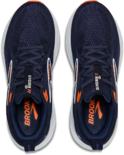 BROOKS Men's Glycerin 22 (494 - Peacoat/Blue Ribbon/Orange) -TCRunning Shop 110445 494 O Glycerin 22