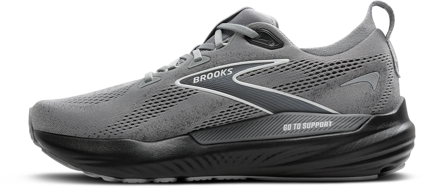 BROOKS Men's Glycerin GTS 22 (078 - Primer Gray/Ebony/Bluewash) 2 BROOKS Men's Glycerin GTS 22 (078 - Primer Gray/Ebony/Bluewash) - Image 2
