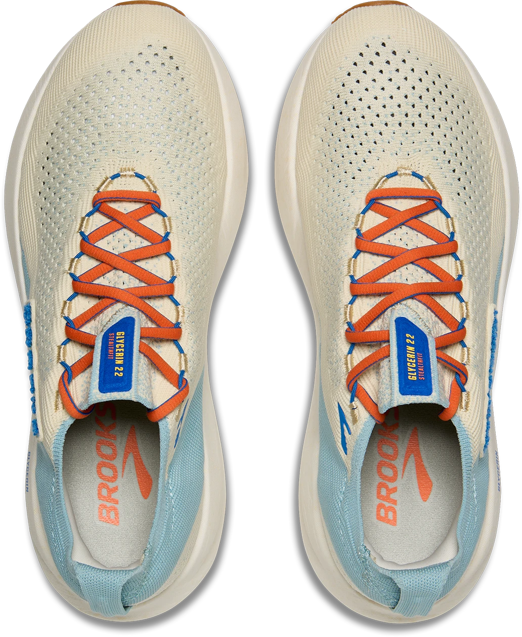 BROOKS Men's Glycerin Stealthfit 22 (439 - Cyber/Vermillion/Seed Pearl) 4 BROOKS Men's Glycerin Stealthfit 22 (439 - Cyber/Vermillion/Seed Pearl) - Image 4