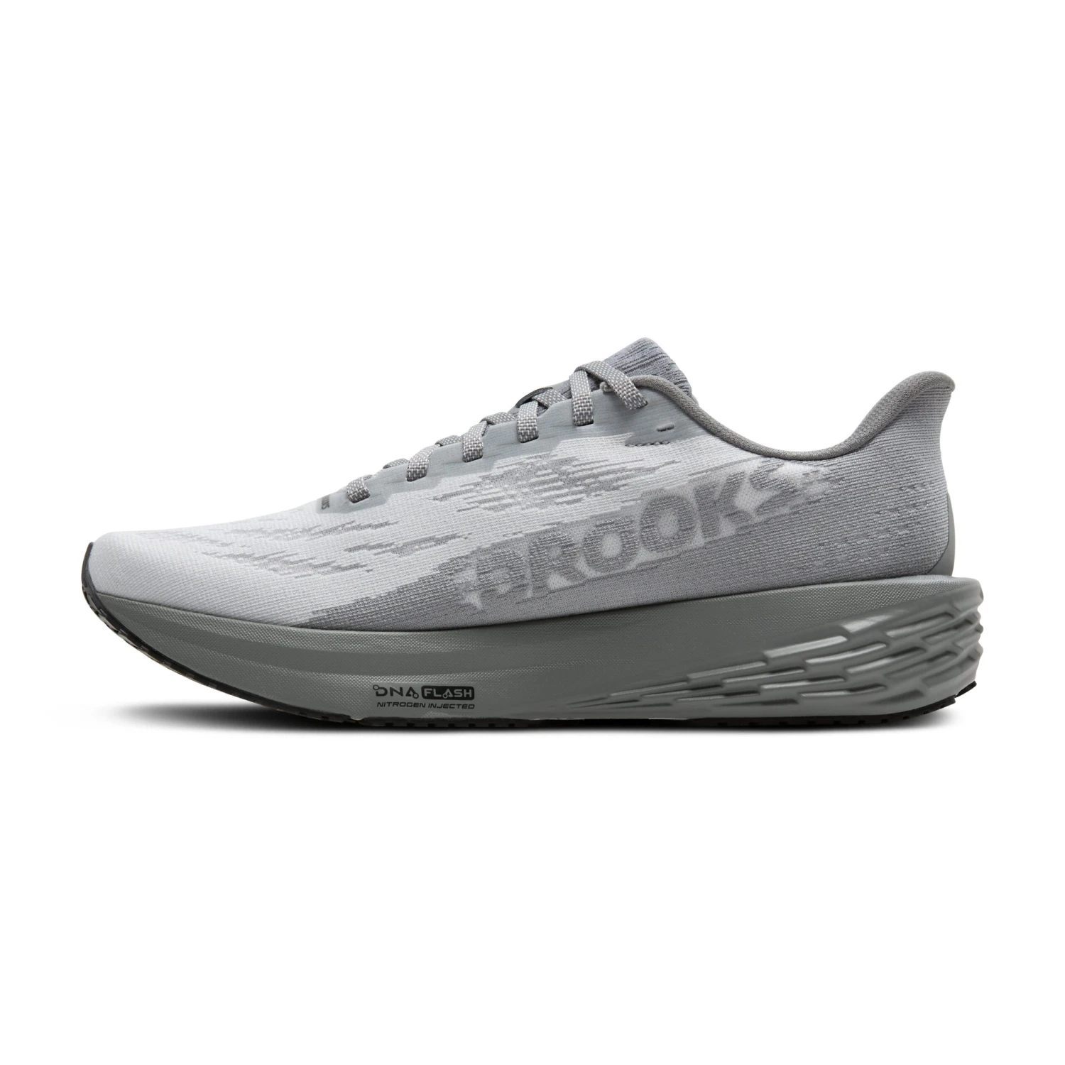 BROOKS Men's Launch 11 (021 - Oyster/Primer Gray/Blue) 3 BROOKS Men's Launch 11 (021 - Oyster/Primer Gray/Blue) - Image 3