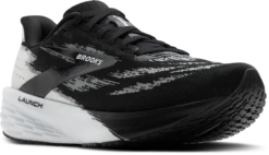 BROOKS Men's Launch 11 (087 - Black/White) 8 BROOKS Men's Launch 11 (087 - Black/White) -TCRunning Shop 110450 087 A Launch 11