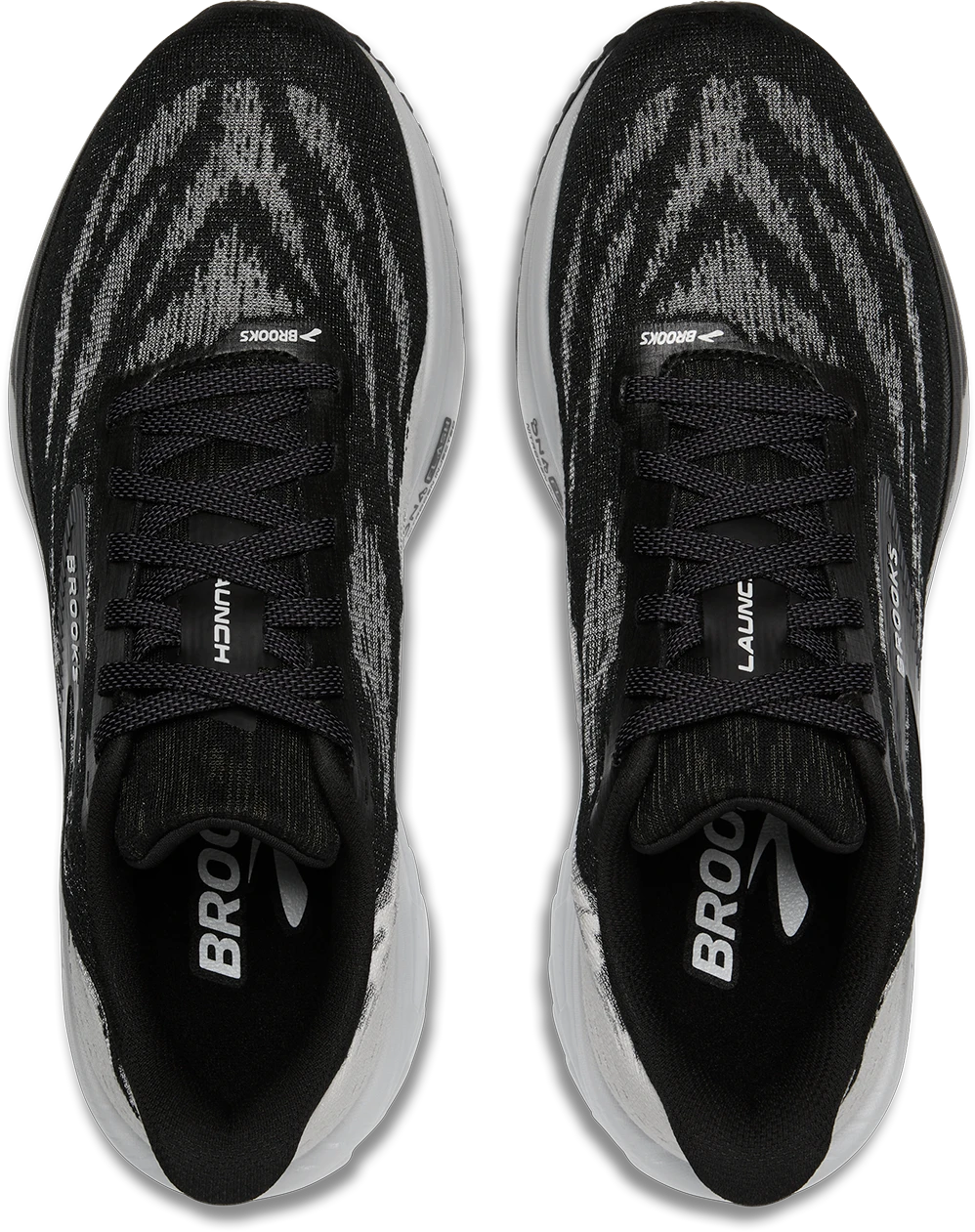 BROOKS Men's Launch 11 (087 - Black/White) 4 BROOKS Men's Launch 11 (087 - Black/White) - Image 4