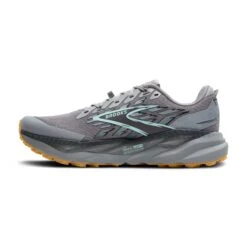 BROOKS Men's Cascadia 19 (098 - Alloy/Ebony/Orange) -TCRunning Shop 110457 098 M Cascadia 19