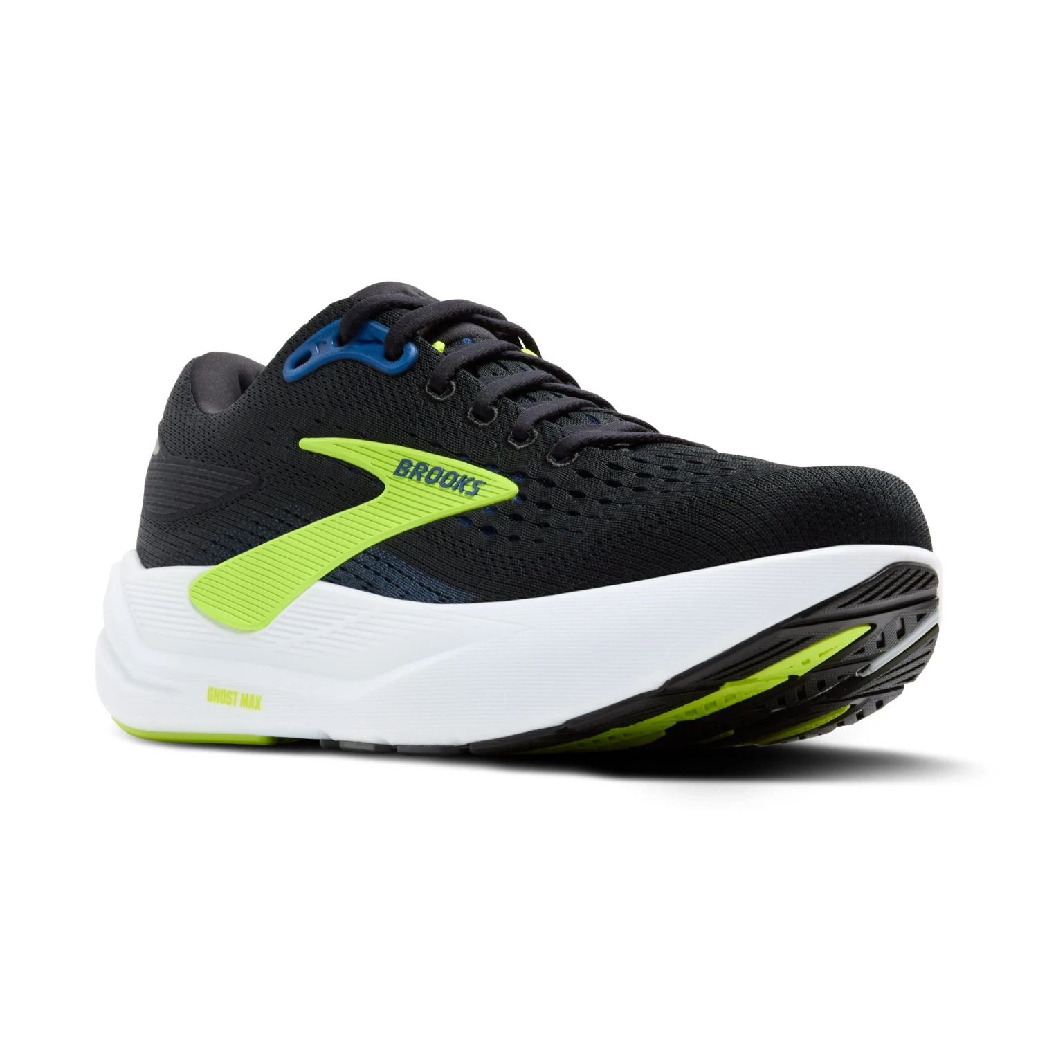 BROOKS Men's Ghost Max 3 (078 - Black/Navy/Acid Lime) 2 BROOKS Men's Ghost Max 3 (078 - Black/Navy/Acid Lime) - Image 2