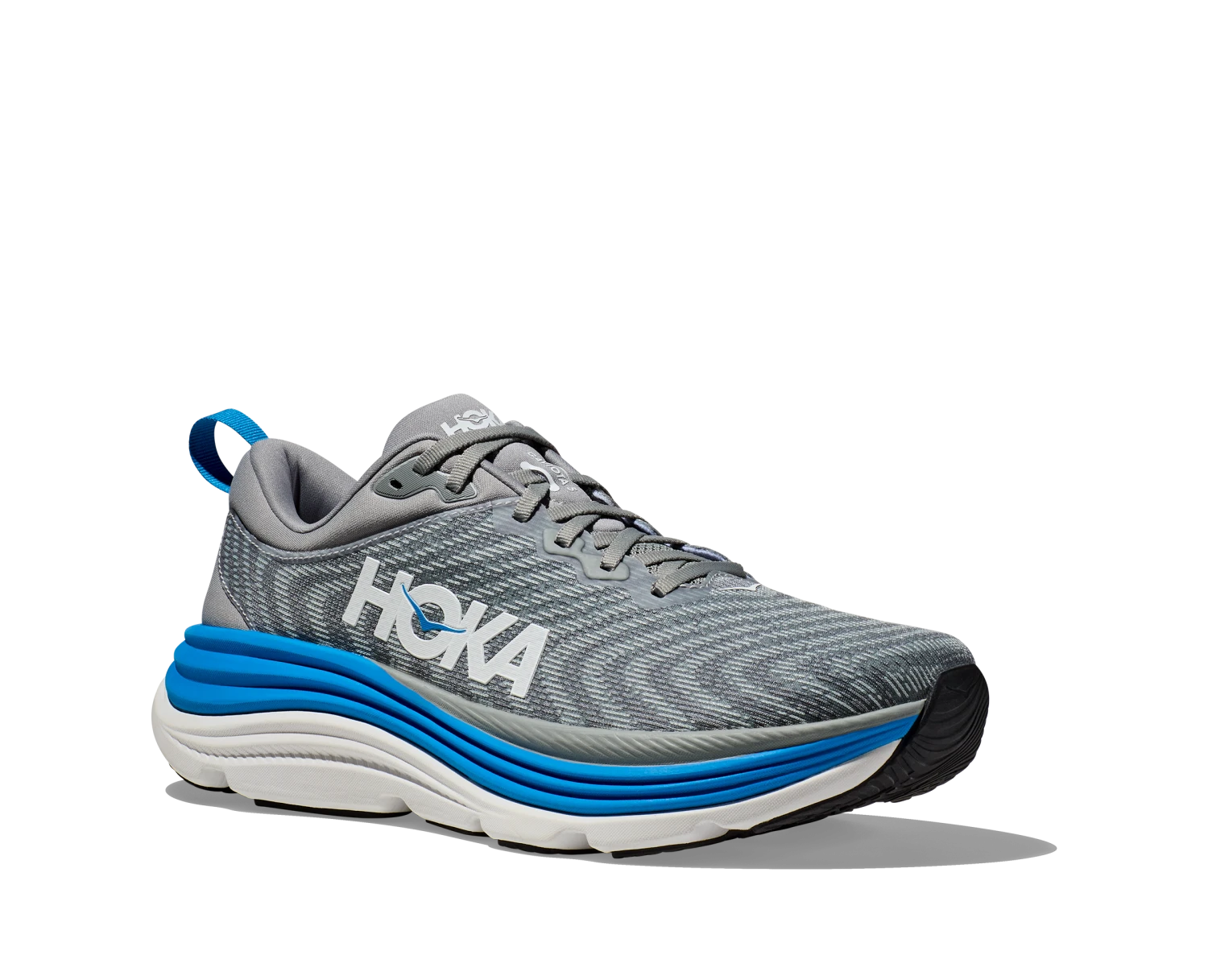 Hoka Men's Gaviota 5 (LDVB - Limestone/Diva Blue) 2 Hoka Men's Gaviota 5 (LDVB - Limestone/Diva Blue) - Image 2