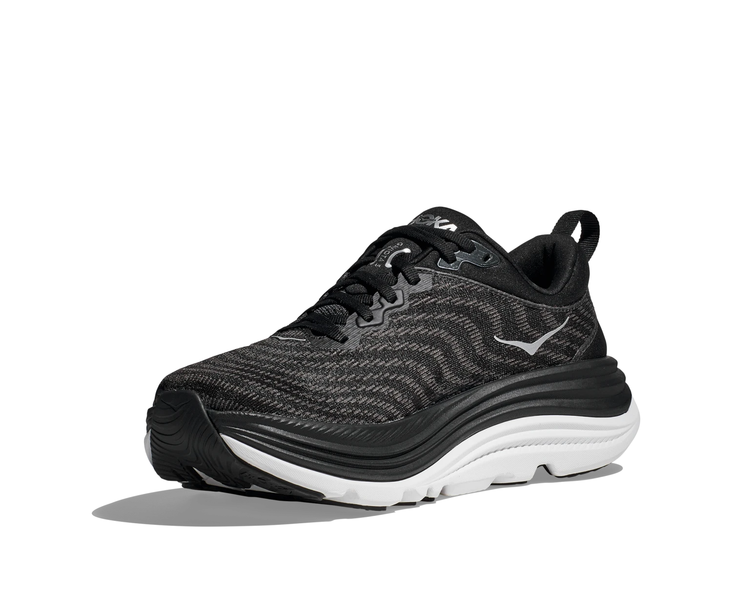 Hoka Women's Gaviota 5 WIDE (BWHT - Black/White) 3 Hoka Women's Gaviota 5 WIDE (BWHT - Black/White) - Image 3