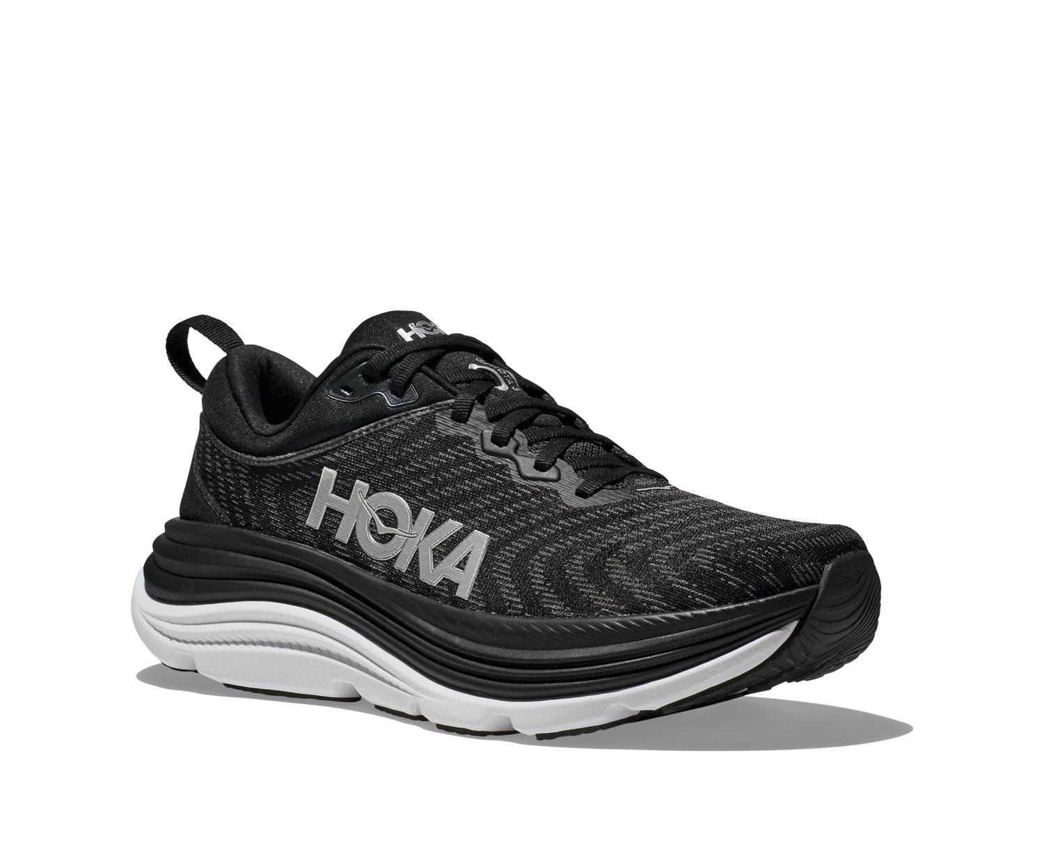 Hoka Women's Gaviota 5 WIDE (BWHT - Black/White) 2 Hoka Women's Gaviota 5 WIDE (BWHT - Black/White) - Image 2
