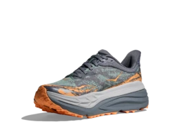 Hoka Women's Stinson 7 (GSP - Grey Skies/Pale Tangerine) -TCRunning Shop 1141531 GSP 3