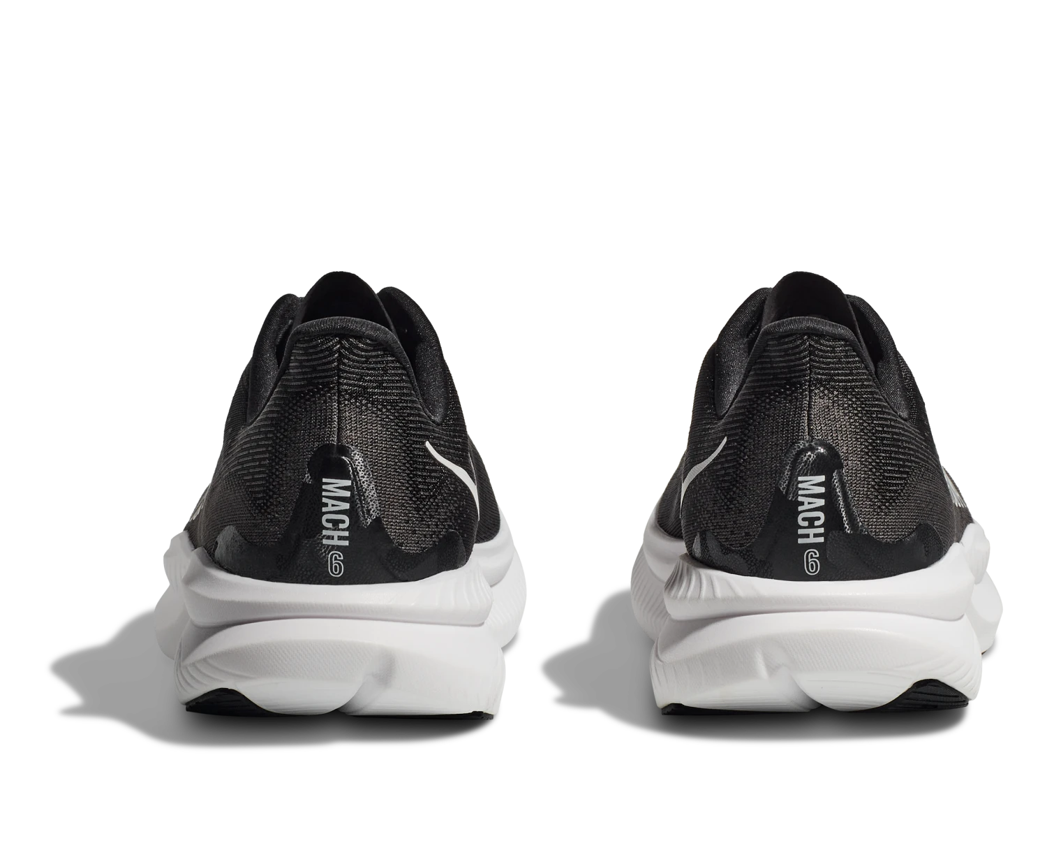 Hoka Men's Mach 6 WIDE (BWHT - Black/White) 6 Hoka Men's Mach 6 WIDE (BWHT - Black/White) - Image 6