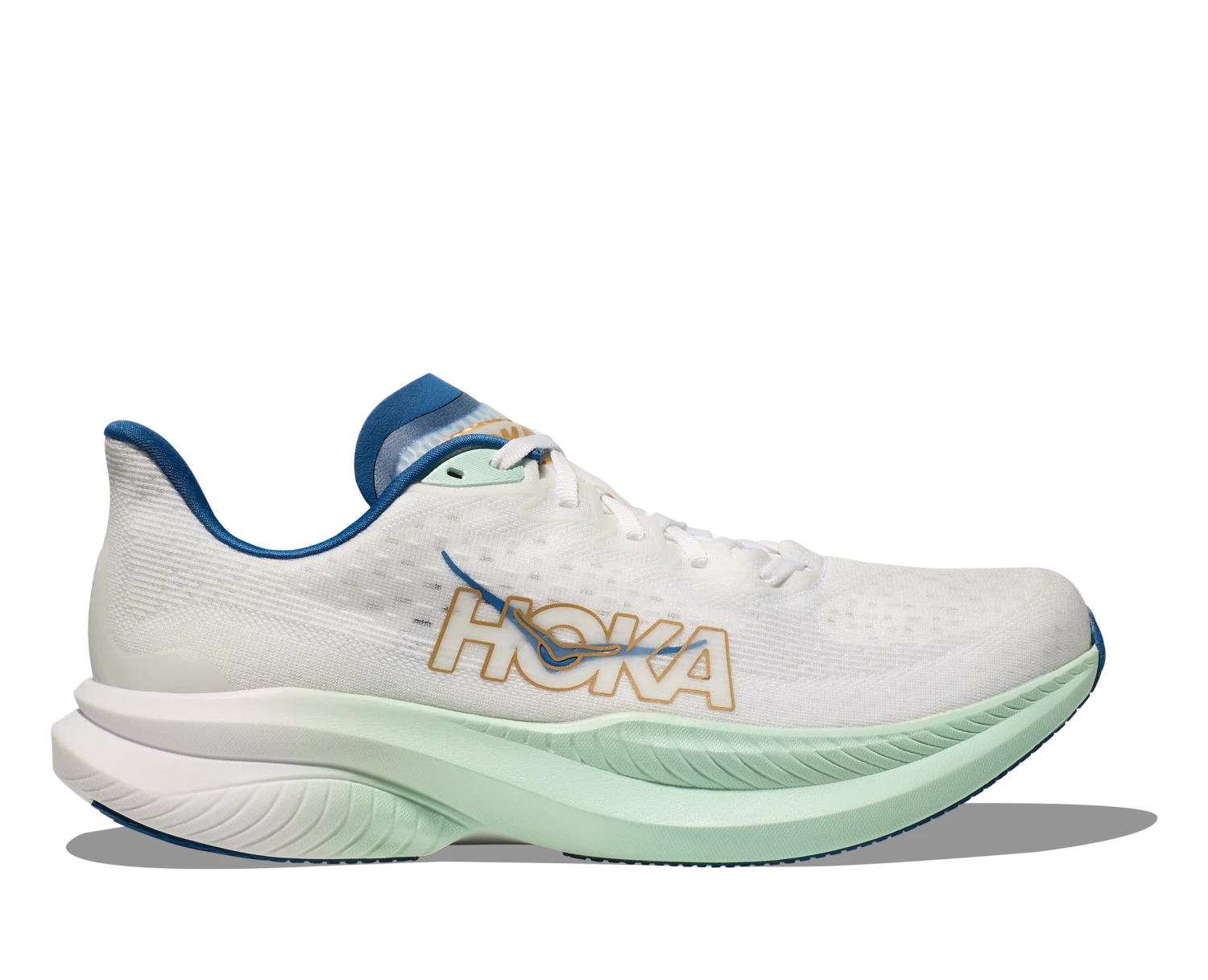 Hoka Men's Mach 6 (FTG - Frost/Gold) 1 Hoka Men's Mach 6 (FTG - Frost/Gold)