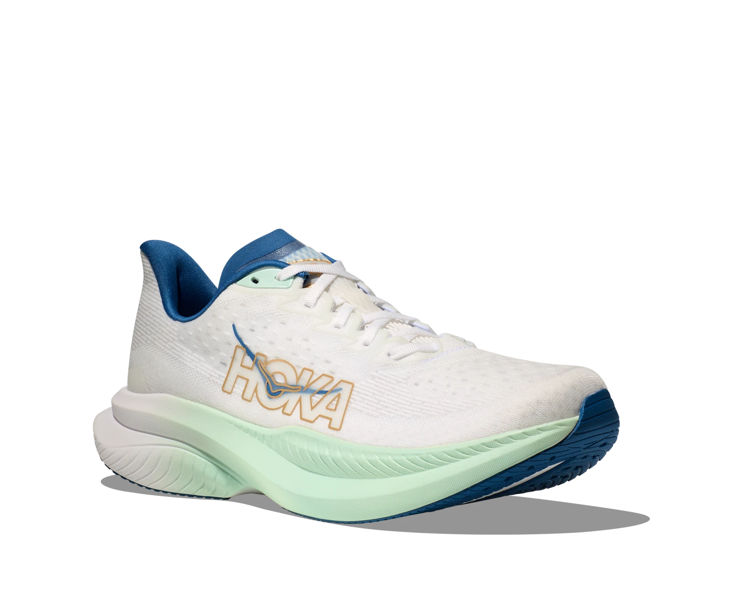 Hoka Men's Mach 6 (FTG - Frost/Gold) 3 Hoka Men's Mach 6 (FTG - Frost/Gold) - Image 3
