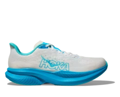 Hoka Men's Mach 6 (WKY - White/Skyward Blue)