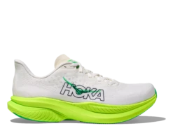 Hoka Men's Mach 6 (WNL - White/Neon Lime)