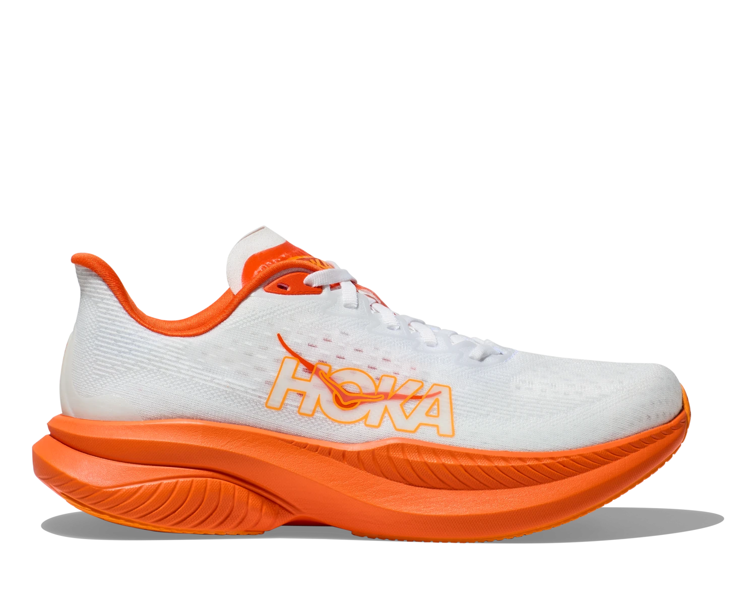 Hoka Women's Mach 6 (FLV - Frost/Lava) 1 Hoka Women's Mach 6 (FLV - Frost/Lava)