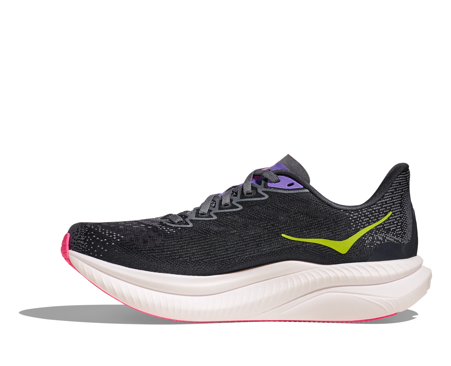 Hoka Women's Mach 6 (GHR - Grey Skies/Charcoal Grey) 2 Hoka Women's Mach 6 (GHR - Grey Skies/Charcoal Grey) - Image 2