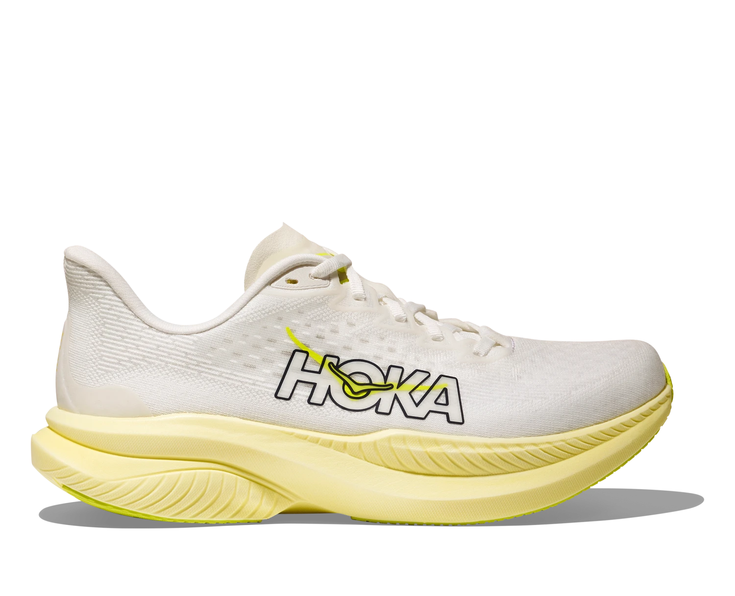 Women's Mach 6 (WNH - White/Neon Hoka Citrus) 1 Women's Mach 6 (WNH - White/Neon Hoka Citrus)
