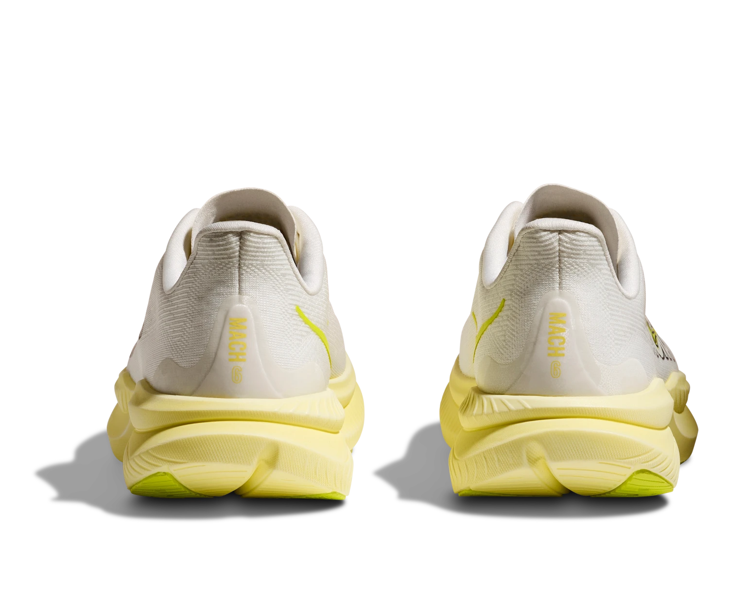 Women's Mach 6 (WNH - White/Neon Hoka Citrus) 6 Women's Mach 6 (WNH - White/Neon Hoka Citrus) - Image 6