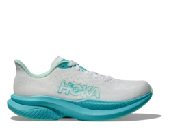 Hoka Women's Mach 6 (WTCL - White/Cielo Blue)