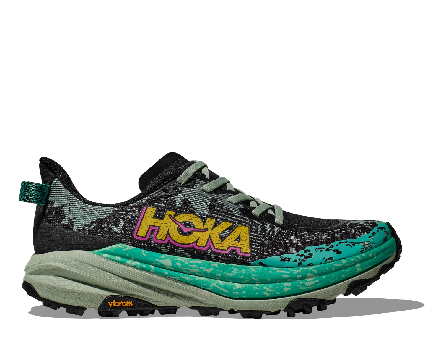 Hoka Women's Speedgoat 6 (BLVR - Black/Aloe Vera) 1 Hoka Women's Speedgoat 6 (BLVR - Black/Aloe Vera)