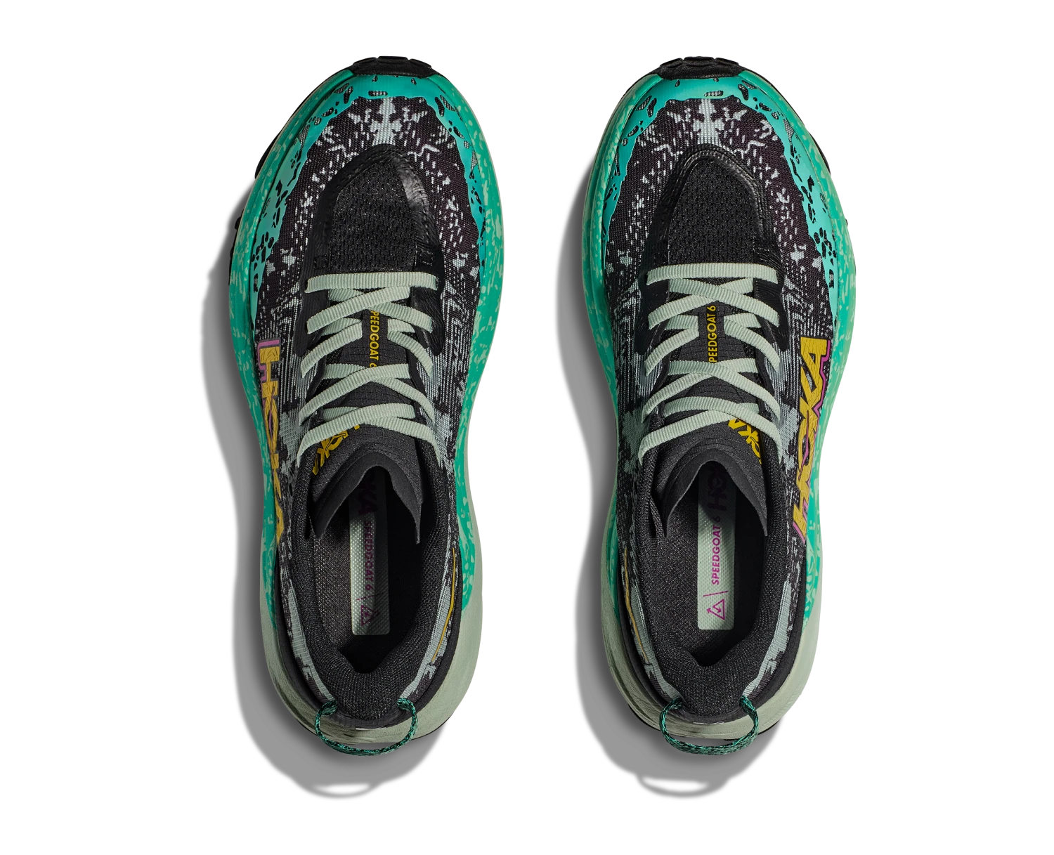 Hoka Women's Speedgoat 6 (BLVR - Black/Aloe Vera) 6 Hoka Women's Speedgoat 6 (BLVR - Black/Aloe Vera) - Image 6