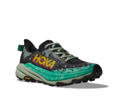 Hoka Women's Speedgoat 6 (BLVR - Black/Aloe Vera) 9 Hoka Women's Speedgoat 6 (BLVR - Black/Aloe Vera) -TCRunning Shop 1147811 BLVR 6
