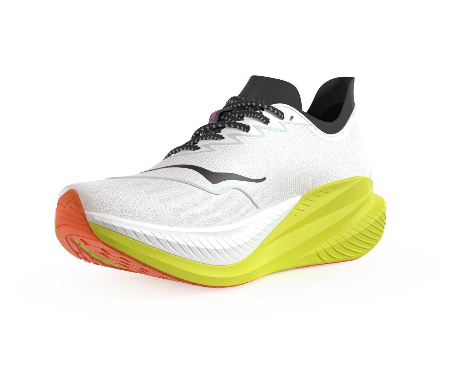 Hoka Men’s Mach X 2 (FCT - Frost/Citrus) 4 Hoka Men’s Mach X 2 (FCT - Frost/Citrus) - Image 4