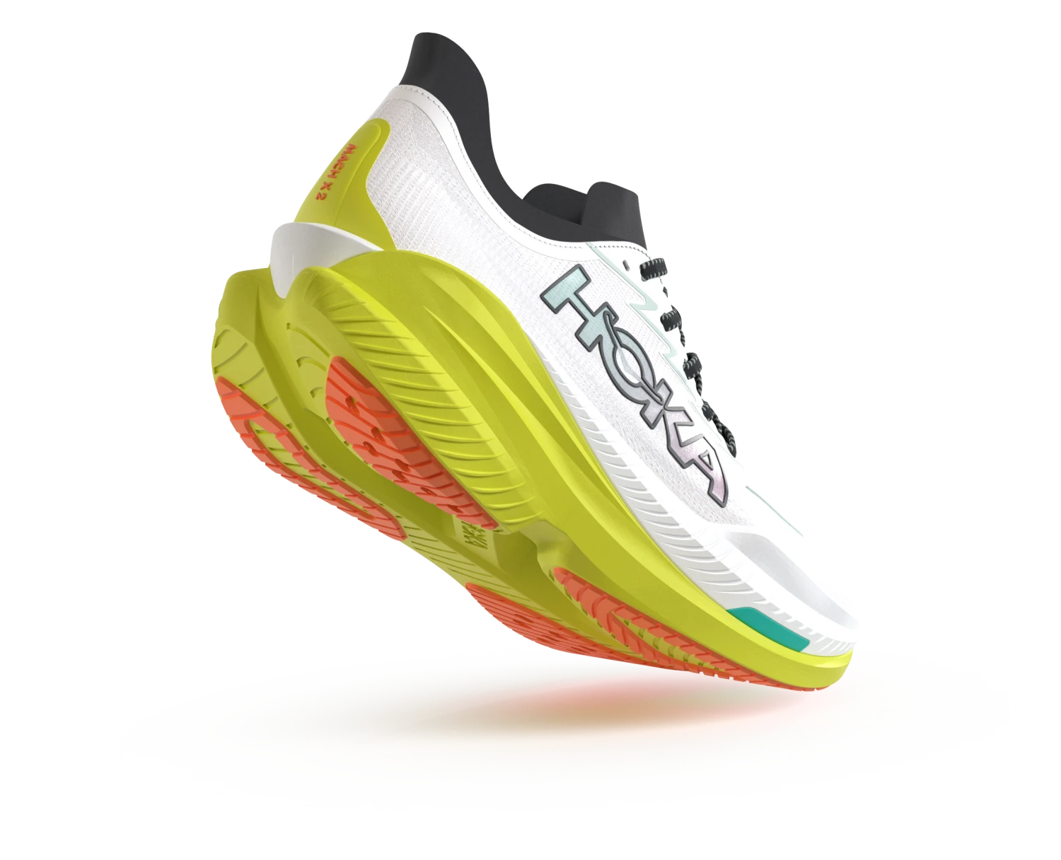 Hoka Men’s Mach X 2 (FCT - Frost/Citrus) 5 Hoka Men’s Mach X 2 (FCT - Frost/Citrus) - Image 5