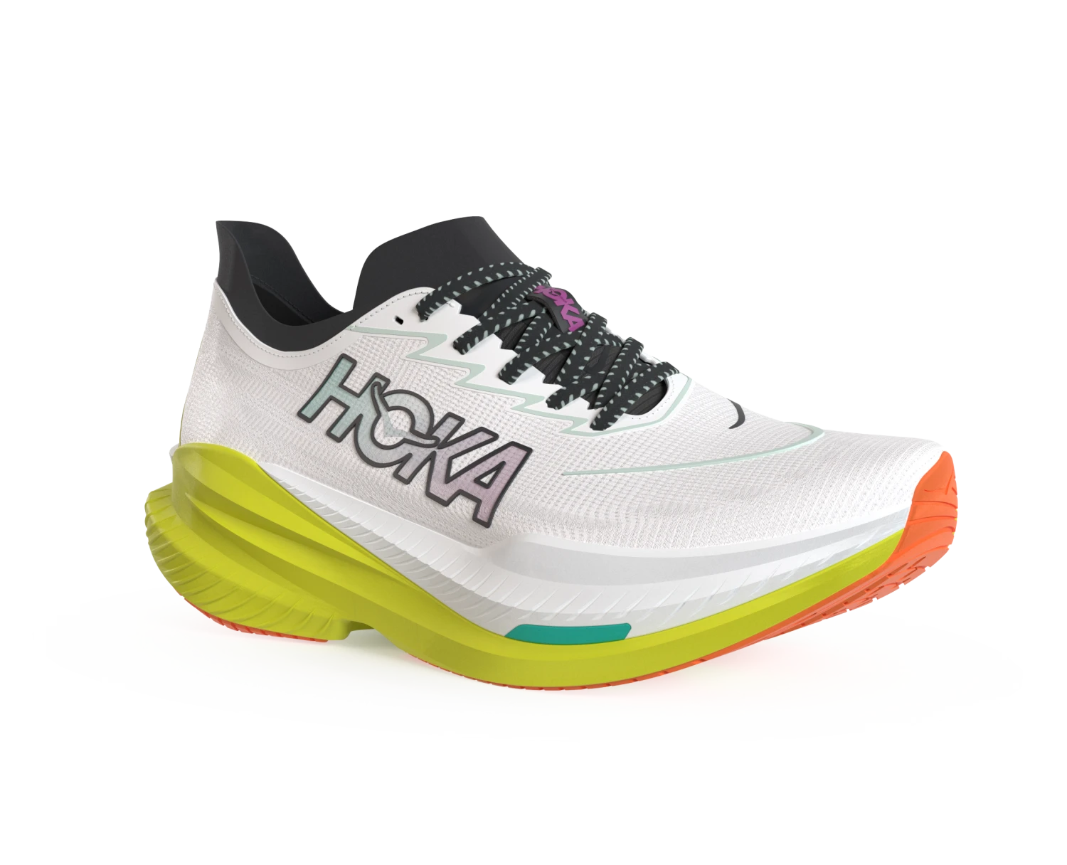 Hoka Men’s Mach X 2 (FCT - Frost/Citrus) 3 Hoka Men’s Mach X 2 (FCT - Frost/Citrus) - Image 3