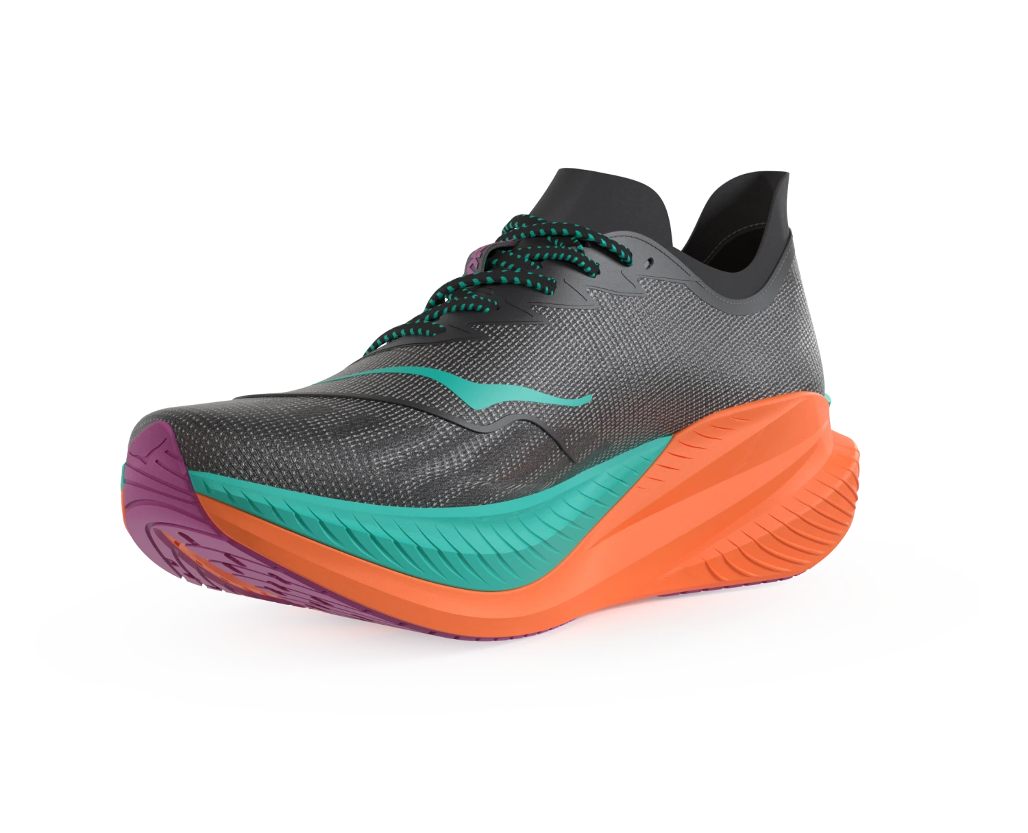 Hoka Women’s Mach X 2 (BCQ - Black/Electric Aqua) 4 Hoka Women’s Mach X 2 (BCQ - Black/Electric Aqua) - Image 4