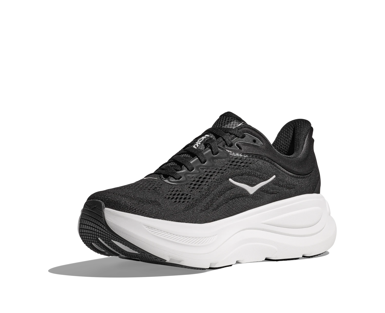 Hoka Women's Bondi 9 WIDE (BWHT - Black/White) 4 Hoka Women's Bondi 9 WIDE (BWHT - Black/White) - Image 4