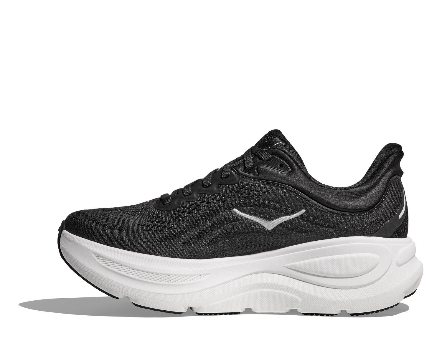 Hoka Women's Bondi 9 WIDE (BWHT - Black/White) 2 Hoka Women's Bondi 9 WIDE (BWHT - Black/White) - Image 2