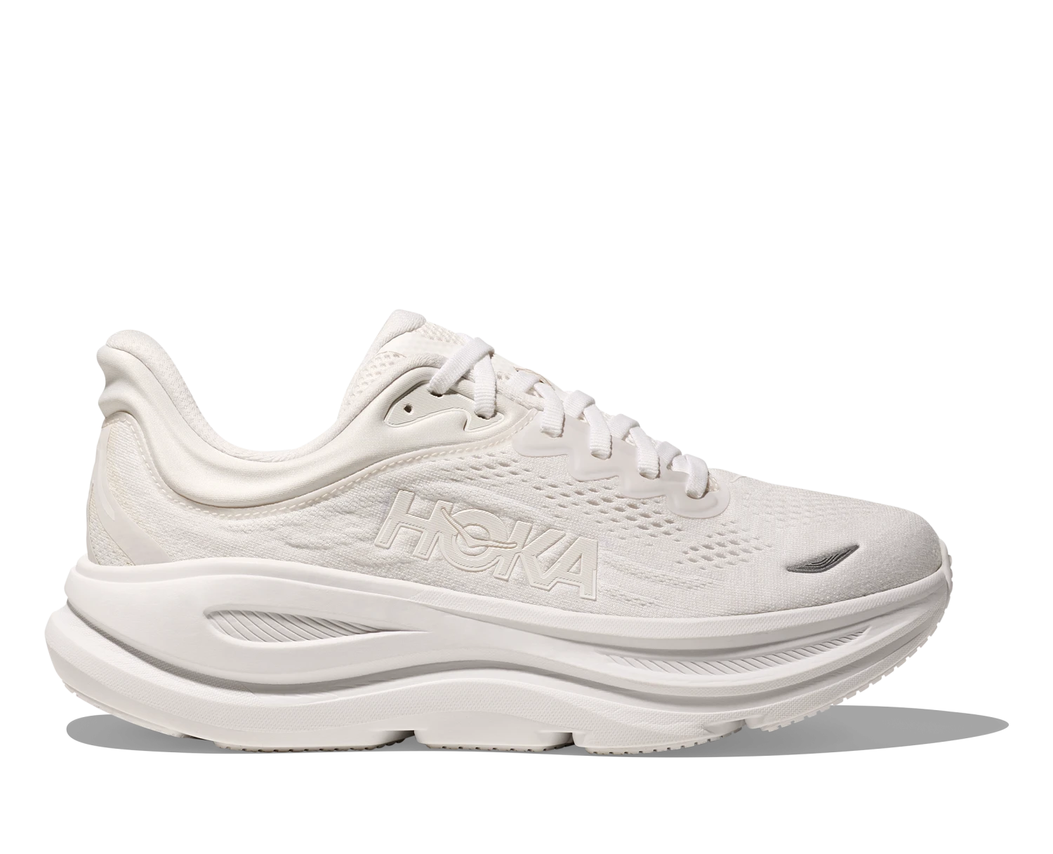 Hoka Women's Bondi 9 WIDE (WWH - White/White) 1 Hoka Women's Bondi 9 WIDE (WWH - White/White)