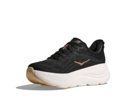 Hoka Women's Bondi 9 (BRGL - Black/Rose Gold) -TCRunning Shop 1162012 BRGL 3