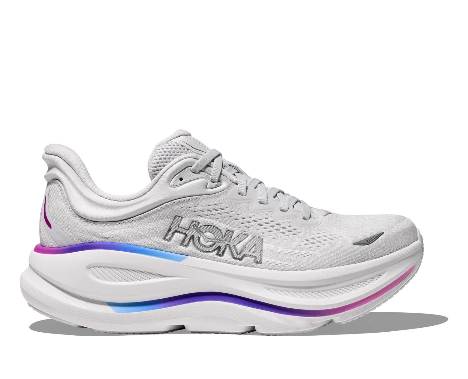 Hoka Women's Bondi 9 WIDE (CYWH - Cosmic Grey/White) 1 Hoka Women's Bondi 9 WIDE (CYWH - Cosmic Grey/White)