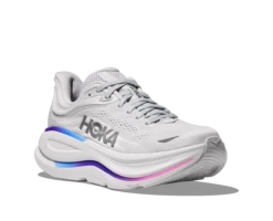 Hoka Women's Bondi 9 (CYWH - Cosmic Grey/White) -TCRunning Shop 1162012 CYWH 6