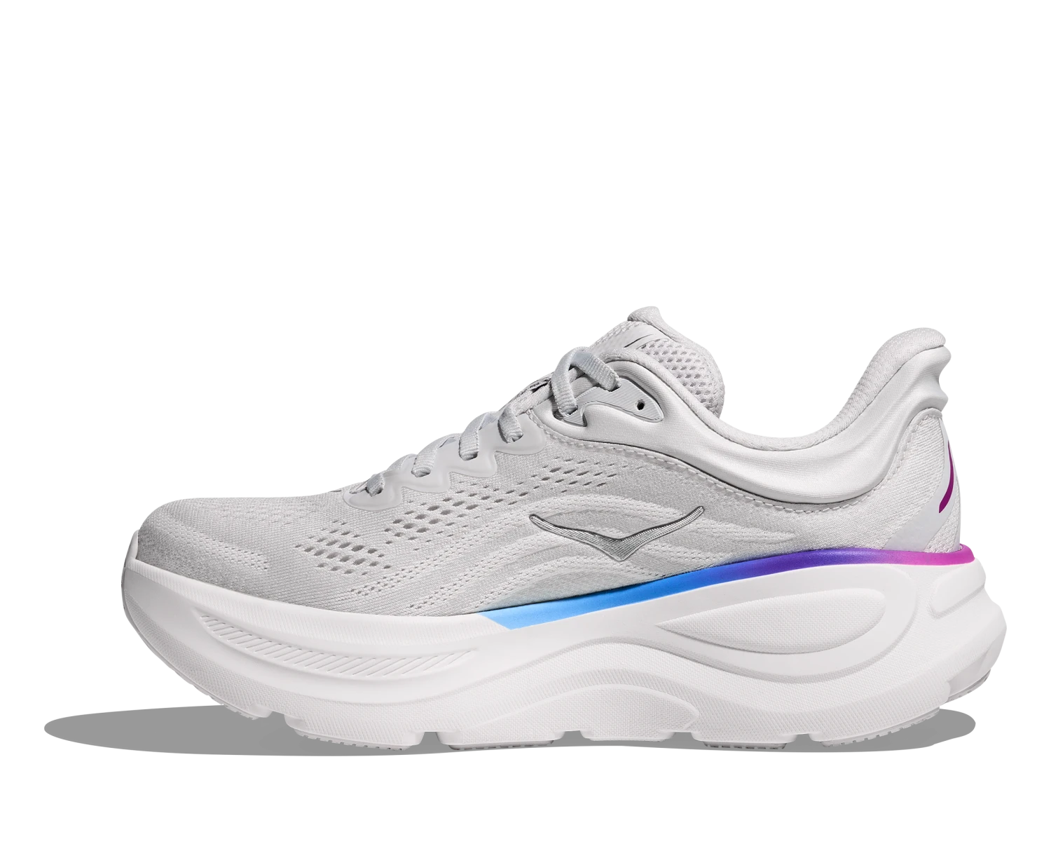Hoka Women's Bondi 9 WIDE (CYWH - Cosmic Grey/White) 2 Hoka Women's Bondi 9 WIDE (CYWH - Cosmic Grey/White) - Image 2