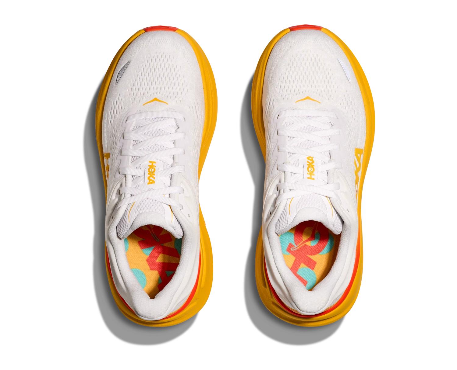 Hoka Women's Bondi 9 (FNF - Frost/Sunflower) 5 Hoka Women's Bondi 9 (FNF - Frost/Sunflower) - Image 5