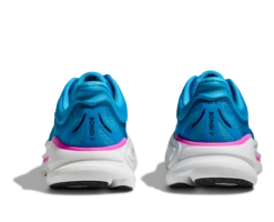 Hoka Women's Bondi 9 (SNNF - Skyward Blue/Neon Fuchsia) -TCRunning Shop 1162012 SNNF 5