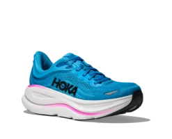 Hoka Women's Bondi 9 (SNNF - Skyward Blue/Neon Fuchsia) -TCRunning Shop 1162012 SNNF 6